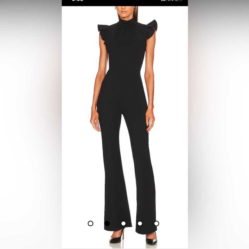 Revolve Amanda Uprichard Black Jumpsuit